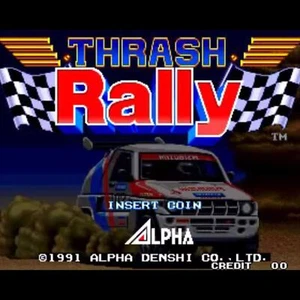 Used Thrash Rally Arcade Game Cartridge Type SNK NEOGEO Alpha JAMMA Car Rally - Picture 1 of 1