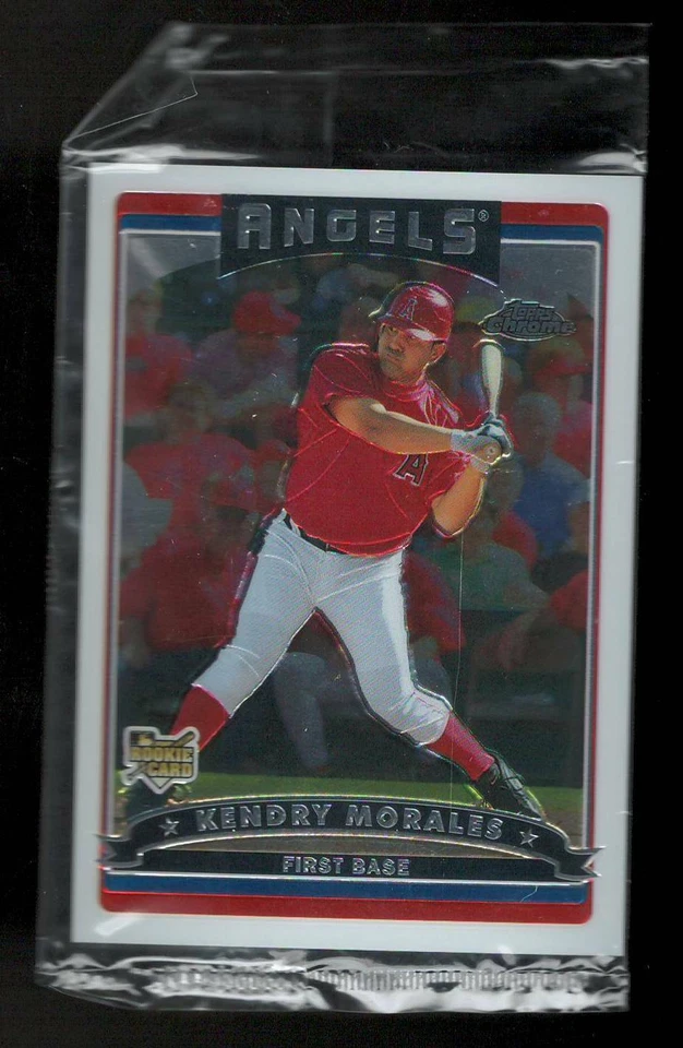 KENDRY MORALES 2006 Topps Chrome ROOKIE LOGO Sealed Pack Box Loader RC #34 #/599 - Image 1 of 1