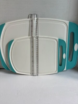 Cutting Boards For Kitchen BPA Free Chopping Cutting 2 Pack w/2 Sizes 9" & 16" - Image 1 of 4