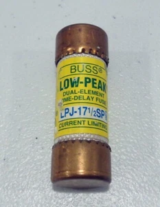 Buss Low-Peak LPJ-17-1/2SP Time-Delay Fuse Cooper Bussmann Fuses LPJ 17 1/2SP - Picture 1 of 3
