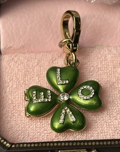 New Juicy Couture Love Clover Charm For Bracelet Or Bag. Box #20 - Picture 1 of 4