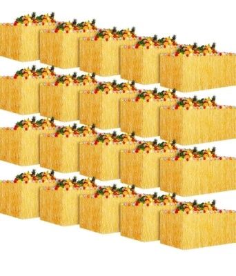 Falda de mesa de hierba Luau a granel, 9 pies falda de hierba flecos amarilla 30 piezas Foto 1 de 4