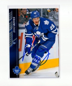 BRAD BOYES autographed SIGNED '15/16 TORONTO MAPLE LEAFS "Upper Deck" card