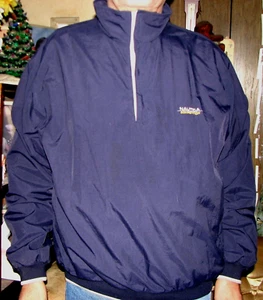 Vintage Black Nautica Competition Windbreaker Jacket, Exrra Large Size 90s - Picture 1 of 6