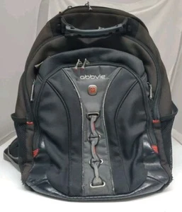 WENGER Backpack BAG TOTE The Legacy Notebook Carrying RED CROSS 18" Black unisex - Picture 1 of 2