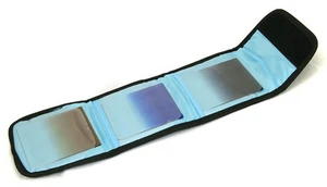 Gradual Blue Gray Brown 3PCS Square Filter Set for Cokin P Series+3 Slots Case - Picture 1 of 2