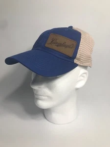 Leinenkugels Cotton Mesh baseball cap Blue w/Suede Logo tag Adjustable - Picture 1 of 5