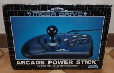 SEGA MEGA DRIVE Arcade Power Stick 6B SJ-6600 Tested - Come Nuovo - Bellissimo! - Immagine 1 di 4
