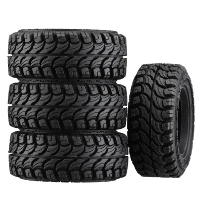 NEW GPM 1.33 Adhesive Rubber Tires w/Foam Inserts (4) for TRX4M FREE US SHIP - Image 1 of 4