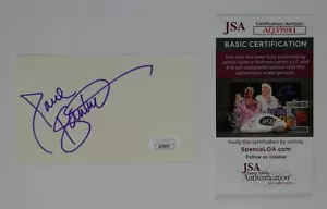 Paul Kantner Signed 3x5 Index Card Musician Jefferson Airplane Autograph JSA COA - Picture 1 of 4