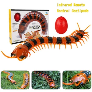 Remote Control Centipede Infrared Animal Electric Toy Kid Christmas Gift BLK US - Picture 1 of 11