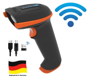 Tera Barcode Scanner Wireless Wired Handheld Rechargeable 1D 2D QR USB Waterproo - Picture 1 of 10