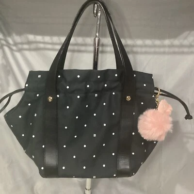Bolso Cartera Kate Spade Vintage Blanco y Negro Lunares Usado en Excelente Condición 88 Foto 1 de 4