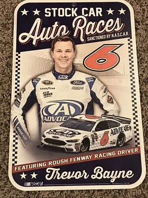 Trevor Bayne Advocare No6 настенный знак гаража мужской пещеры NASCAR - Изображение 1 из 2