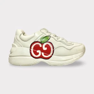 Gucci GG Apple Rhyton Sneaker - Women’s 5 - Picture 1 of 7
