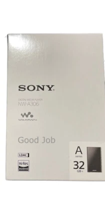 SONY NW-A306 BLACK 32GB Hi-Res A300 Series Walkman Audio Player English JP - Image 1 of 4