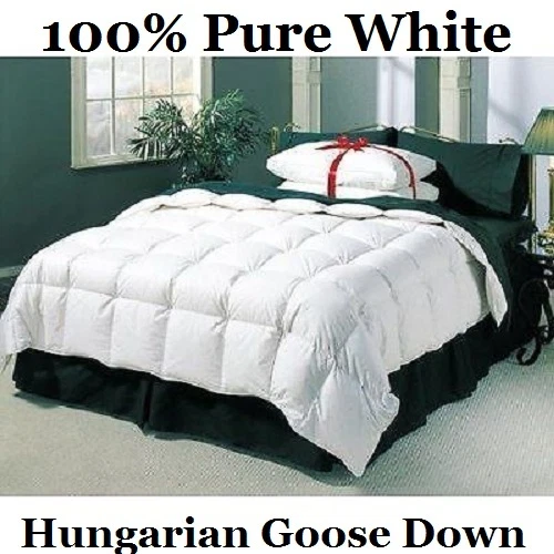 VICEROYBEDDING SUPER KING BED SIZE 100% PURE HUNGARIAN GOOSE DOWN DUVET