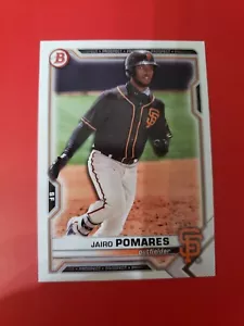 Jairo Pomares 2021 Bowman Entwurf BD-45 Papierbasis, San Francisco Giants - Bild 1 von 2
