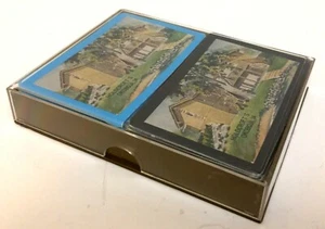 Vintage Holdcroft's Okoboji, IA Playing Cards 2 Deck Gemaco - Bild 1 von 8