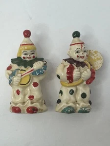 Antike Vintage Clowns Salz und Pfefferstreuer Japan SP29 - Bild 1 von 9