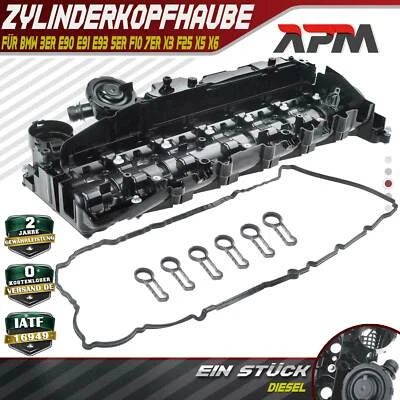 Ventildeckel Zylinderkopfhaube mit Dichtung für BMW 3er E90 E91 E93 5er F25 X5 - Bild 1 von 4