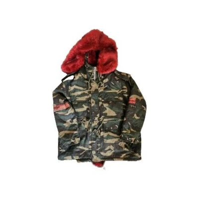 MAMC Monkey Adder Mustang Cheetah Plush Lined Camo Parka Jacket - Image 1 of 4