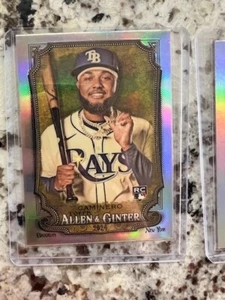 2024 TOPPS ALLEN GINTER MLB SILVER FOIL HOT BOX SP RC CARD JUNIOR CAMINERO #92 - Picture 1 of 1
