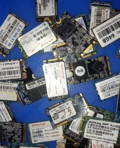 Lot of 5 M.2 SATA NGFF SSD 60/64GB 2242 Solid State Hard Drives PC - Picture 1 of 3