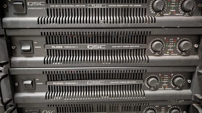QSC PL325 Powerlight 3 Series Two-Channel Power Amplifier - Image 1 of 2