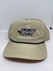 The Sports Lure Fishing Big Rope Tan SnapBack Hat Cap Vintage Imperial - Bild 1 von 16