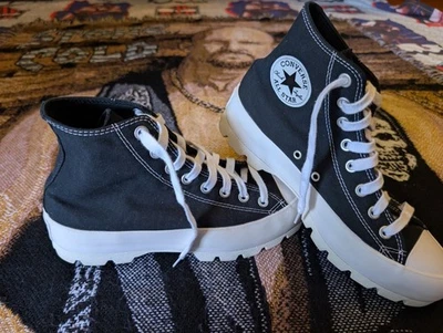 Converse Sneakers Womens 9 Chuck Taylor All Star Lugged Hi Platform Shoe CTA - Image 1 of 4