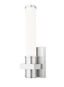 Z-Lite 1019-1S-LED Idris 17" Tall Bathroom Sconce - Nickel - Picture 1 of 12