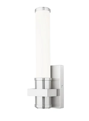 Z-Lite 1019-1S-LED Idris 17" Tall Bathroom Sconce - Nickel - Image 1 of 4