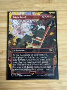 Triple Triad (Borderless) Final Fantasy Regular NM - Picture 1 of 2