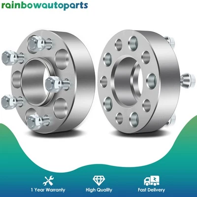 2PC 1.5" Hubcentric 5x4.5 5x114.3 Wheel Spacers for 2015-2021 2016 Ford Mustang - Image 1 of 4