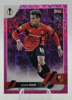 2022-23 Topps RC Pink Sparkle Desire Doue - Image 1 of 2