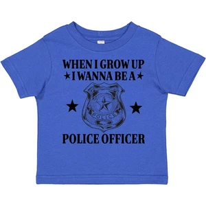 Inktastic Future Police Officer Badge Toddler T-Shirt Policeman Law Enforcement - Picture 1 of 5