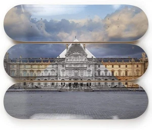 JR Edición Limitada Arte Skate Deck La Pyramide, Louvre, París - Imagen 1 de 4