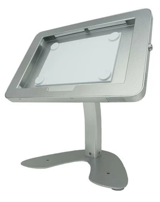 Lockable desk mount for Microsoft Surface Pro 7 12.3" in gray - Image 1 of 4