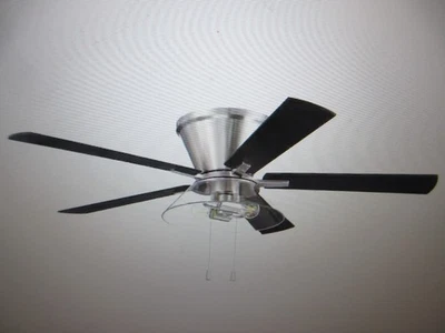 CRAFTMADE Insight 52 pol. Ventilador de teto interno de níquel polido escovado Hugger - Imagem 1 de 4