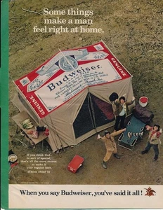 Anuncio de revista - 1972 - Budweiser - Tienda - Imagen 1 de 1
