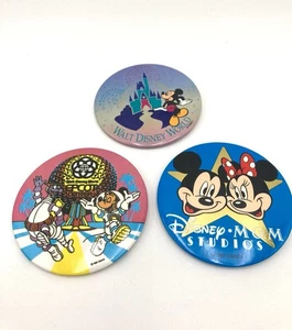 Figmento Mickey Figment Pin Back Botones De Colección Parques Disney WDW Epcot MGM Studios 1983 1987 - Imagen 1 de 10