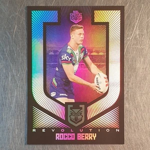 2024 NRL Revolution Silver Parallel Rocco Berry Card New Zealand Warriors - Picture 1 of 2