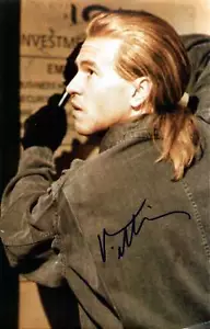 VAL KILMER AUTOGRAPHED 8 X 10 PHOTOGRAPH COA OLD PRO GALLERY - Picture 1 of 1