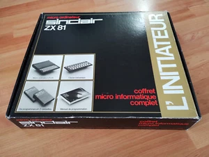ordinateur computer SINCLAIRE ZX 81 --- coffret rare --- fonctionnel - Afbeelding 1 van 17