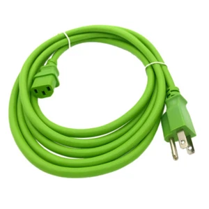 Grün FARBCODIERUNG 10 FUSS AC NETZKABEL 4 VIZIO LG SAMSUNG PANASONIC TV LCD PLASMA - Bild 1 von 1