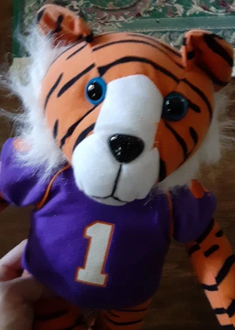 Clemson Tigers Plush University Mascot Toy Factory 16" Cover
