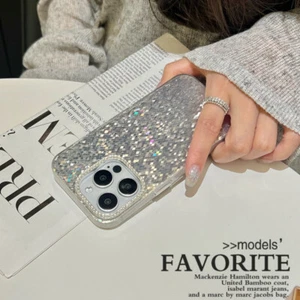 Diamond Cover Bling Shockproof Case For iPhone 15 14 13 12 11 Pro Max XS XR - Picture 1 of 12