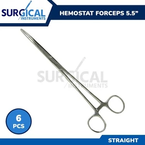 6 Rochester Pean Pinze Chirurgiche OB/GYN Strumenti 5,5" Dritti - Foto 1 di 7