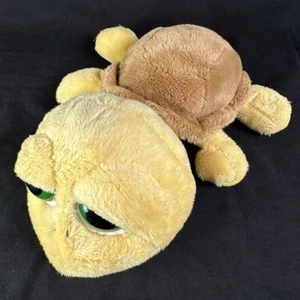 Russ Berrie Lil' Peepers Plush Shelly Turtle Yellow Stuffed Animal Big Eyes 9" - Picture 1 of 8